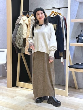 haru.さん（レディース・160cm）の冬コーディネート