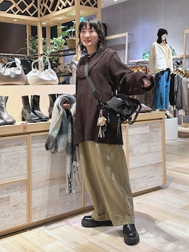 「LEPSIM」｜haru.さん（レディース・160cm）の冬コーディネート