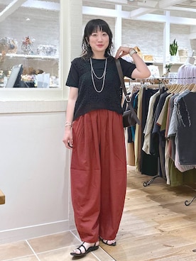 「アイテム（リング）」を使った、haru.さん（レディース・160cm・30代）の夏コーディネート
