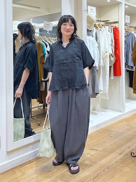 「アイテム（バングル/リストバンド）」を使った、haru.さん（レディース・160cm・30代）の夏コーディネート