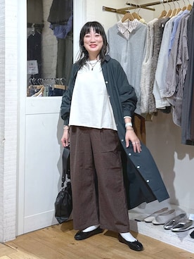 「アイテム（ワンピース/ドレス）」を使った、haru.さん（レディース・160cm・30代）の秋コーディネート