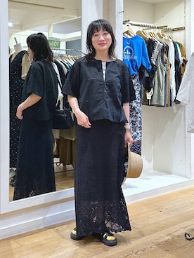 「JEANASIS（ジーナシス）のアイテム（アクセサリー）」を使った、haru.さん（レディース・160cm）の夏コーディネート