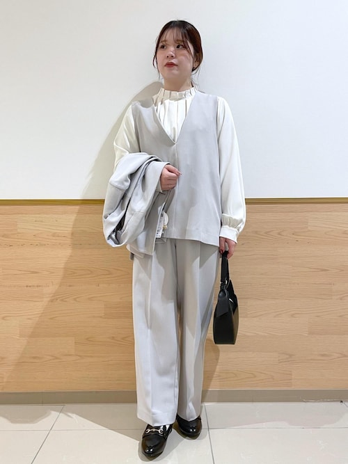 花粉ガード】クリアツイルジレベスト/セレモニー・通勤対応