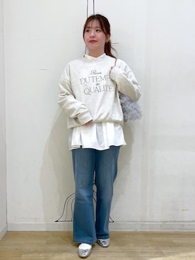 rinaさん（レディース・155cm）の冬コーディネート