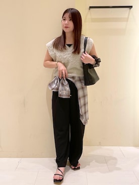 「アイテム（シューズ）」を使った、rinaさん（レディース・155cm・20代）の夏コーディネート