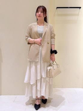 rinaさん（レディース・155cm）の春コーディネート