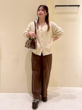 「アイテム（キーホルダー）」を使った、rinaさん（レディース・155cm・20代）の秋コーディネート