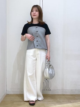「GIA14190」｜rinaさん（レディース・155cm）の春コーディネート