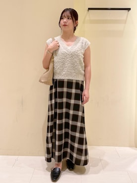 「アイテム（シューズ）」を使った、rinaさん（レディース・155cm・20代）の夏コーディネート