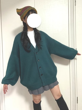 「アイテム（レッグウォーマー）」を使った、たそゆさん（レディース・166cm）の秋コーディネート