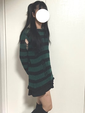 「アイテム（レッグウォーマー）」を使った、たそゆさん（レディース・166cm）の秋コーディネート