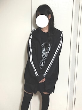 「アイテム（ジャージ）」を使った、たそゆさん（レディース・166cm）の秋コーディネート