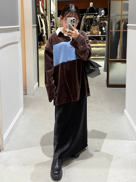 「アイテム（バッグ）」を使った、sereaさん（レディース・143cm）の冬コーディネート