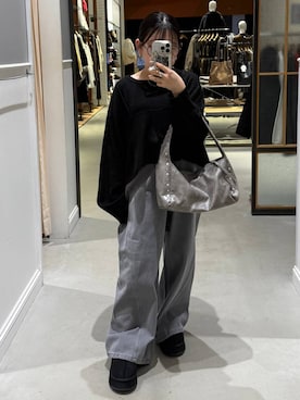 「アイテム（ニット/セーター）」を使った、sereaさん（レディース・143cm）の冬コーディネート