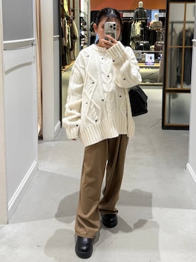 sereaさん（レディース・143cm）の冬コーディネート