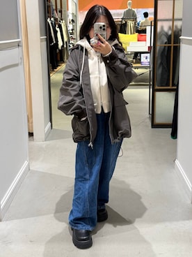 sereaさん（レディース・143cm）の冬コーディネート