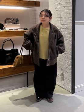 「アイテム（バッグ）」を使った、sereaさん（レディース・143cm）の秋コーディネート