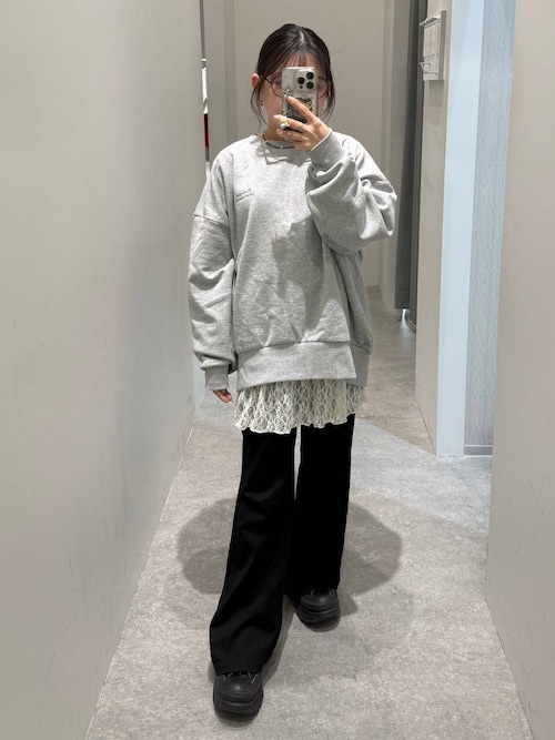 総レース長袖ペプラム 637690（シャツ/ブラウス）｜LEPSIM（レプシィム