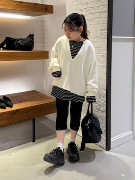 sereaさん（レディース・143cm）の冬コーディネート