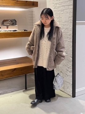 「LEPSIM」｜sereaさん（レディース・143cm）の冬コーディネート