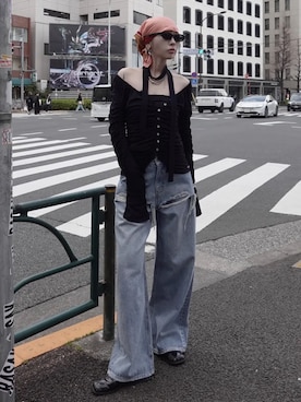 「JOSE MOON（ジョゼムーン）のアイテム」を使った、JOSE MOONさん（レディース・163cm）の春コーディネート