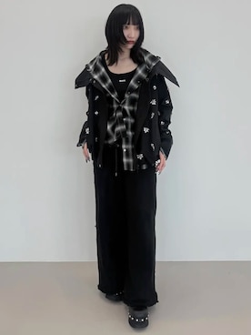 「アイテム（その他アウター）」を使った、JOSE MOONさん（レディース・161cm）の秋コーディネート