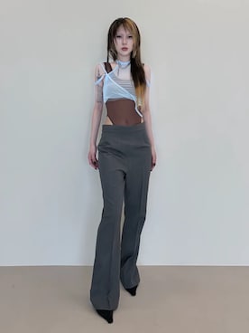 「JOSE MOON（ジョゼムーン）のアイテム」を使った、JOSE MOONさん（レディース・163cm）の夏コーディネート
