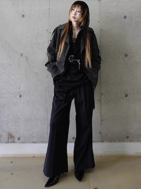 「JOSE MOON（ジョゼムーン）のアイテム」を使った、JOSE MOONさん（レディース・163cm）の冬コーディネート