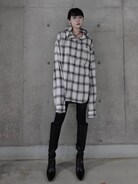 JOSE MOON（ジョゼムーン）の「HOODIE CHECK SHIRT/フーディーチェック