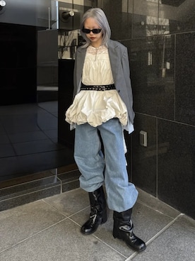 「JOSE MOON（ジョゼムーン）のアイテム」を使った、JOSE MOONさん（レディース・163cm）の春コーディネート