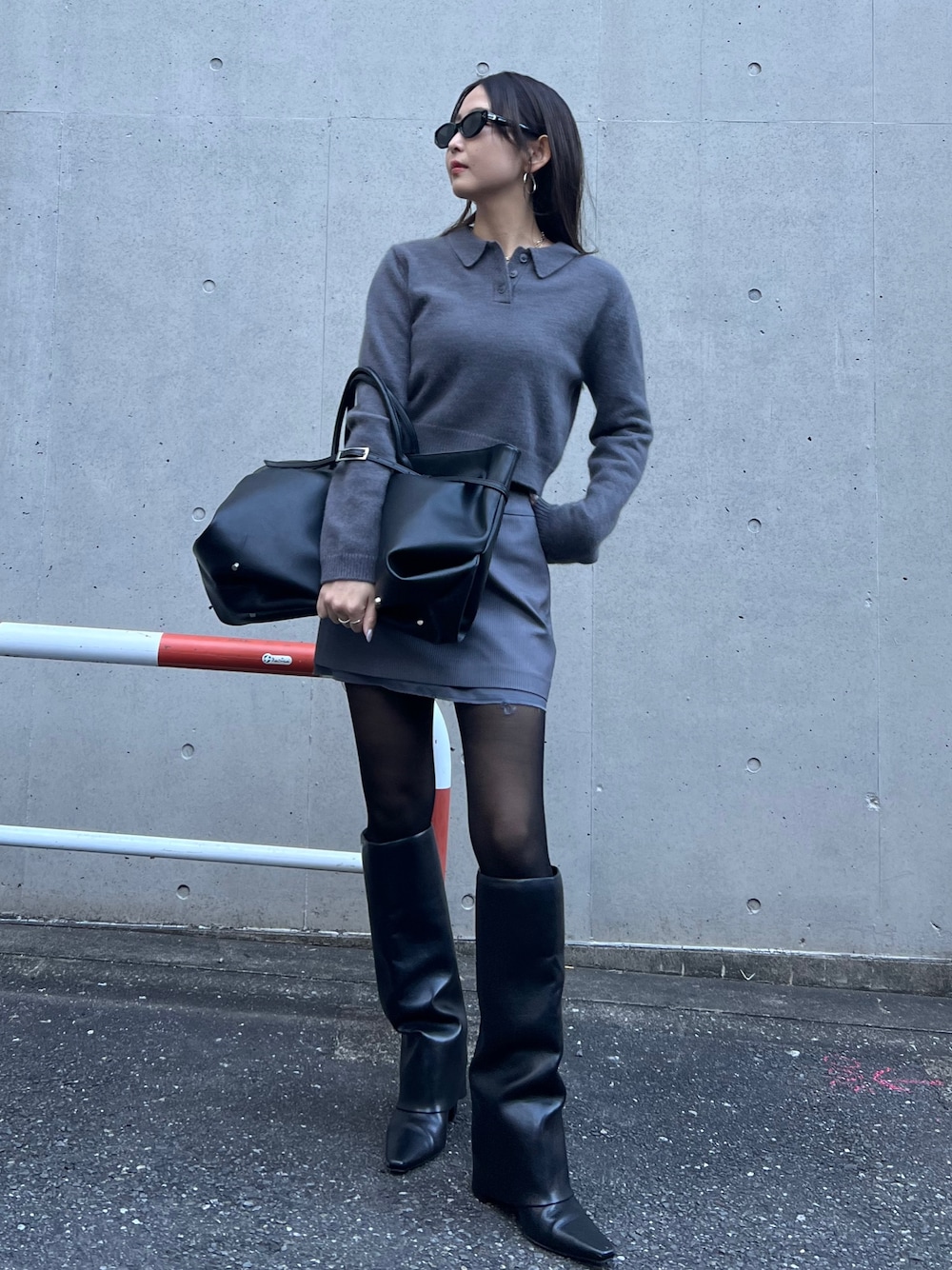 JOSE MOON（ジョゼムーン）の「MINIMUM POLO KNIT/ミニマムポロニット 