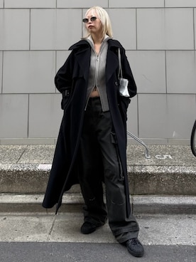「おでかけコーデ」｜「アイテム（トレンチコート）」を使った、JOSE MOONさん（レディース・163cm）の秋コーディネート