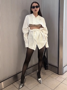 「JOSE MOON（ジョゼムーン）のアイテム」を使った、JOSE MOONさん（レディース・157cm）の冬コーディネート