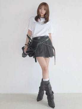 「JOSE MOON（ジョゼムーン）のアイテム」を使った、JOSE MOONさん（レディース・162cm）の夏コーディネート