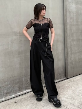 「JOSE MOON（ジョゼムーン）のアイテム」を使った、JOSE MOONさん（レディース・163cm）の夏コーディネート