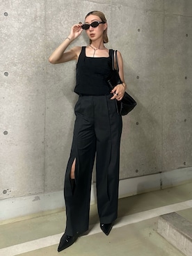 「JOSE MOON（ジョゼムーン）のアイテム（バッグ）」を使った、JOSE MOONさん（レディース・162cm）の夏コーディネート