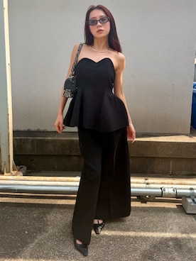 「JOSE MOON（ジョゼムーン）のアイテム」を使った、JOSE MOONさん（レディース・157cm）の夏コーディネート