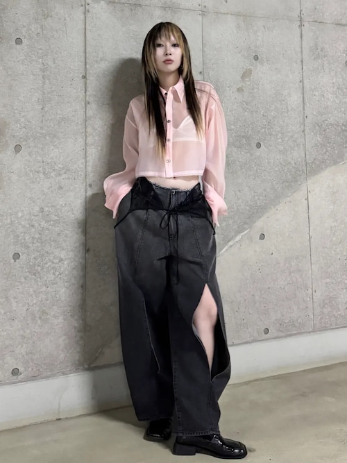 JOSE MOON（ジョゼムーン） uvカット ブラウス シャツ SHEER JOSEMOON