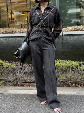 「JOSE MOON（ジョゼムーン）のアイテム（オールインワン・サロペット）」を使った、JOSE MOONさん（レディース・161cm）の夏コーディネート