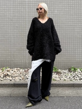 「アイテム（ブーツ、グリーン系）」を使った、JOSE MOONさん（レディース・163cm）の秋コーディネート