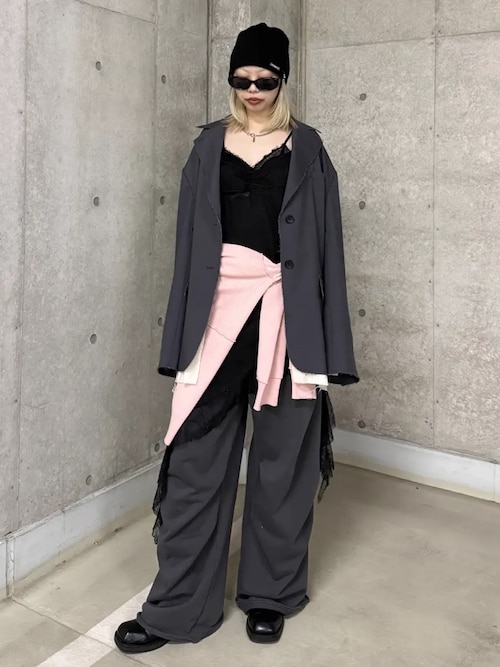 ASYMMETRY LACE DRESS/アシンメトリーレースドレス（ワンピース