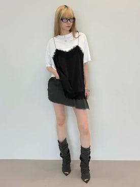 「JOSE MOON（ジョゼムーン）のアイテム」を使った、JOSE MOONさん（レディース・165cm）の夏コーディネート