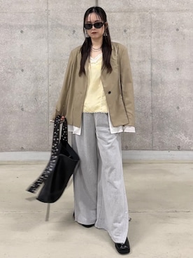 「JOSE MOON（ジョゼムーン）のアイテム」を使った、JOSE MOONさん（レディース・159cm）の春コーディネート