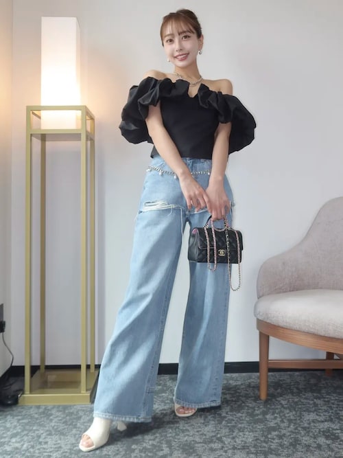 josemoon CHAIN BELT with PEARL/チェーンベルト JOSE MOON（ジョゼムーン） ベルト CHAIN BELT with PEARL/チェーン