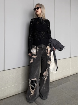 「JOSE MOON（ジョゼムーン）のアイテム」を使った、JOSE MOONさん（レディース・163cm）の春コーディネート