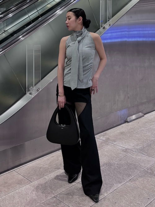 SLIM FRALE PANTS/スリムフレアパンツ（スラックス）｜JOSE MOON