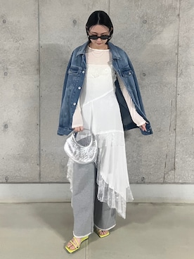 「JOSE MOON（ジョゼムーン）のアイテム（ジャケット/アウター）」を使った、JOSE MOONさん（レディース・158cm）の冬コーディネート