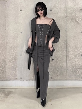 「JOSE MOON（ジョゼムーン）のアイテム」を使った、JOSE MOONさん（レディース・161cm）の春コーディネート