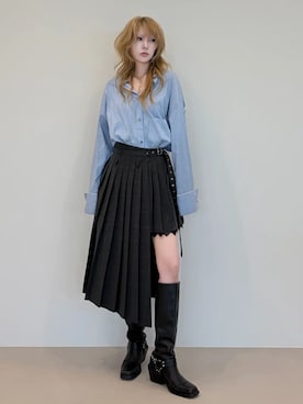「JOSE MOON（ジョゼムーン）のアイテム」を使った、JOSE MOONさん（レディース・163cm）の夏コーディネート