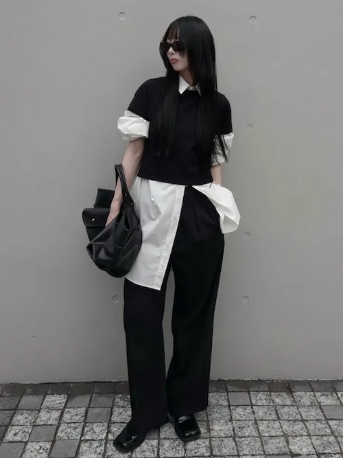 JOSEMOON SHIRT with PEARL/ジョゼムーンシャツウィズパール（シャツ